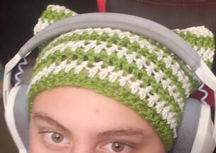 Striped Cat Hat